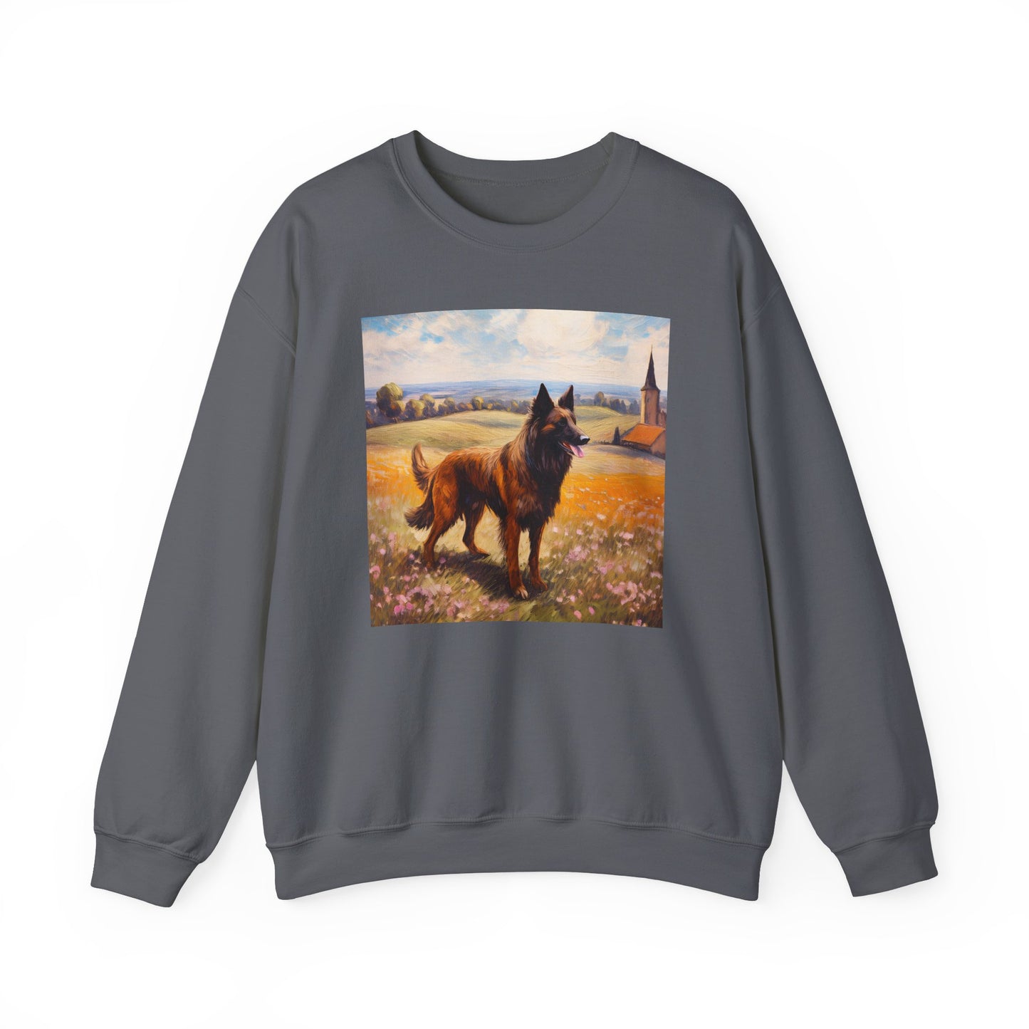Belgian Tervuren Unisex 50-50 Crewneck Sweatshirt