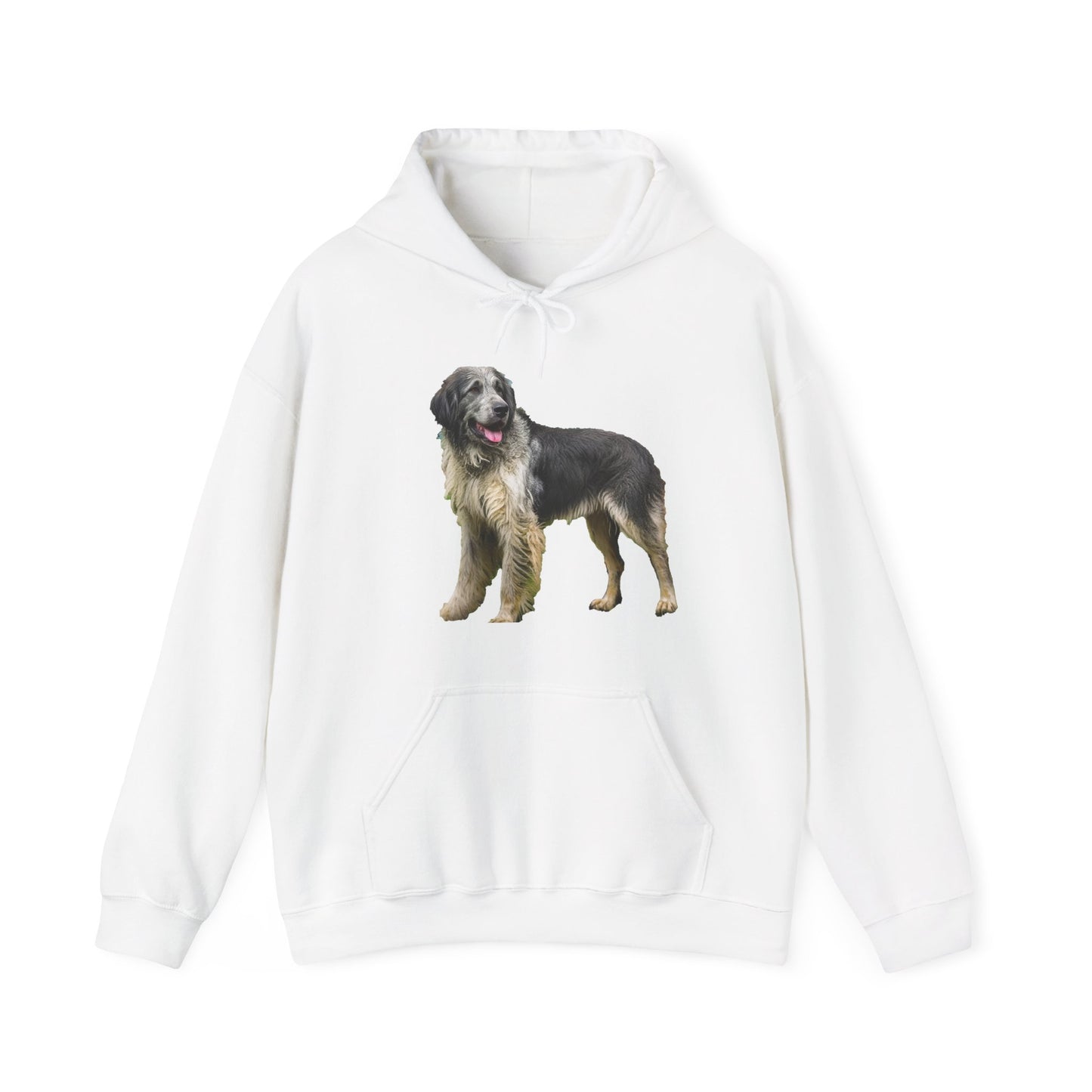 Romanian Mioritic Shepherd Dog Unisex 50/50 Hooded Sweatshirt