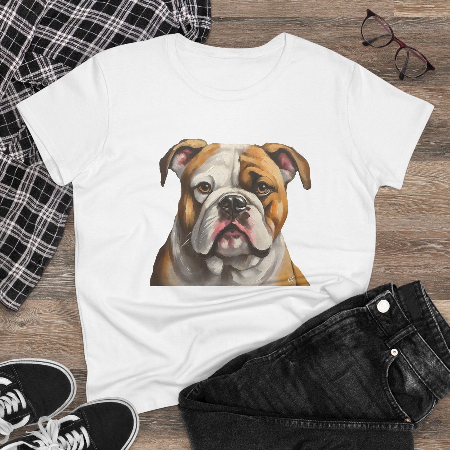 American Bulldog Women's Midweight Cotton Tee