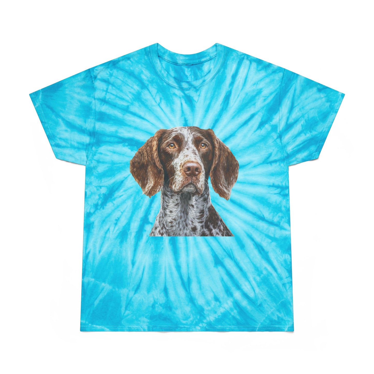 German Wirehaired Pointer Classic Tie-Dye Tee, Cyclone