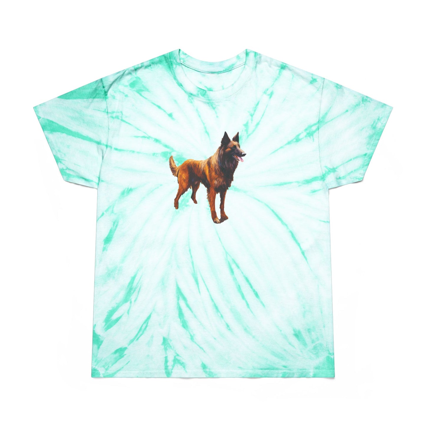 Belgian Tervuren Tie-Dye Tee in Cyclone