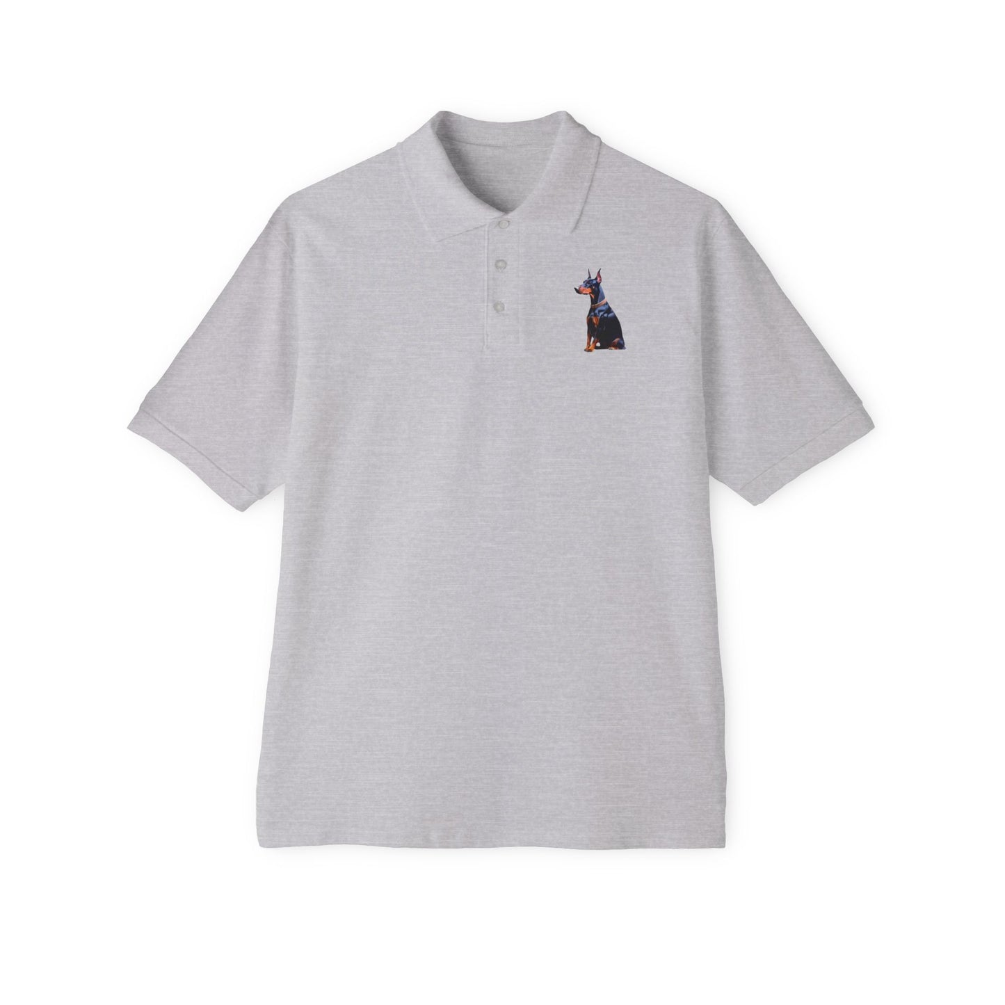 Doberman Pinscher Men's Piqué Polo Shirt