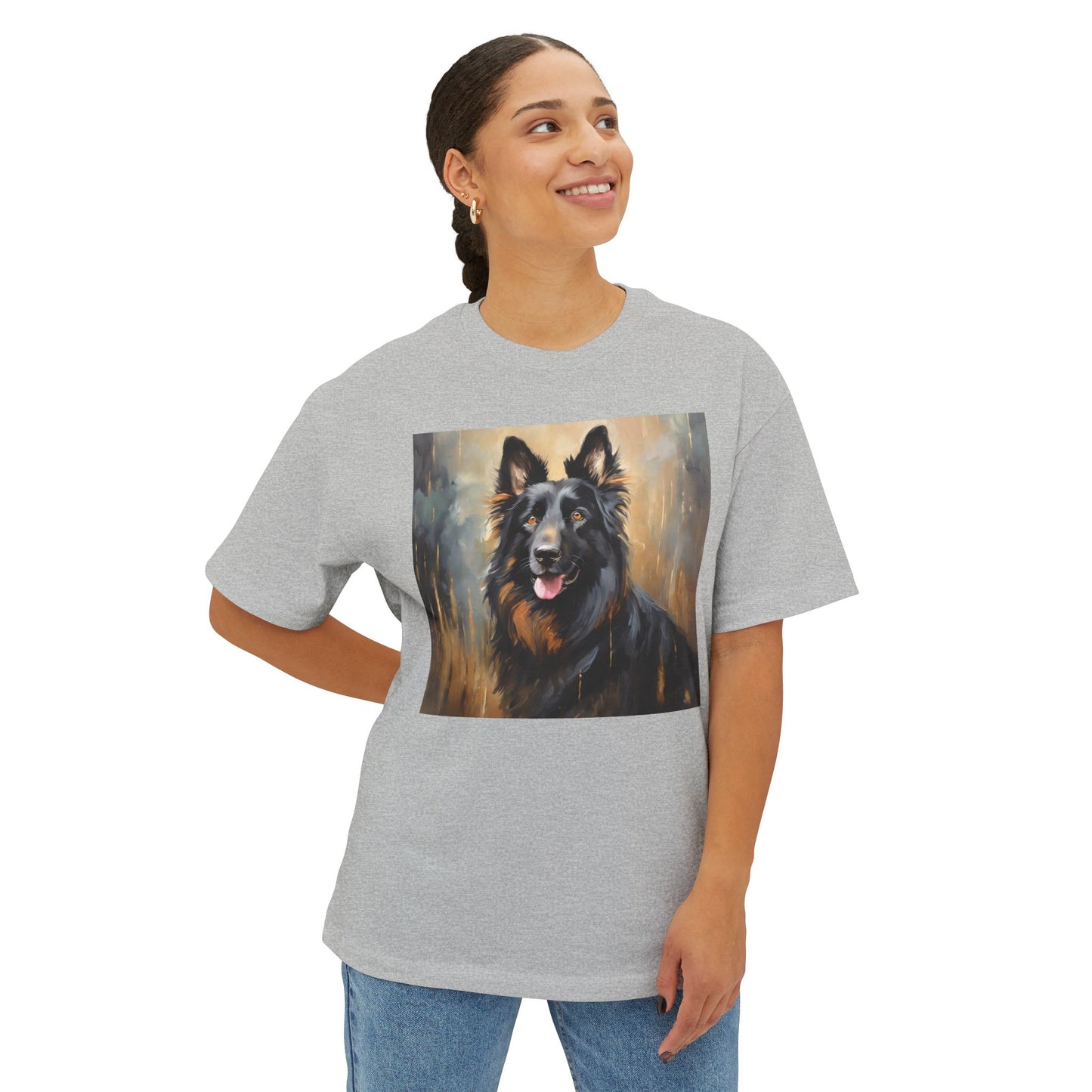 Bohemian Shepherd Unisex Ringspun Cotton Oversized Boxy Tee