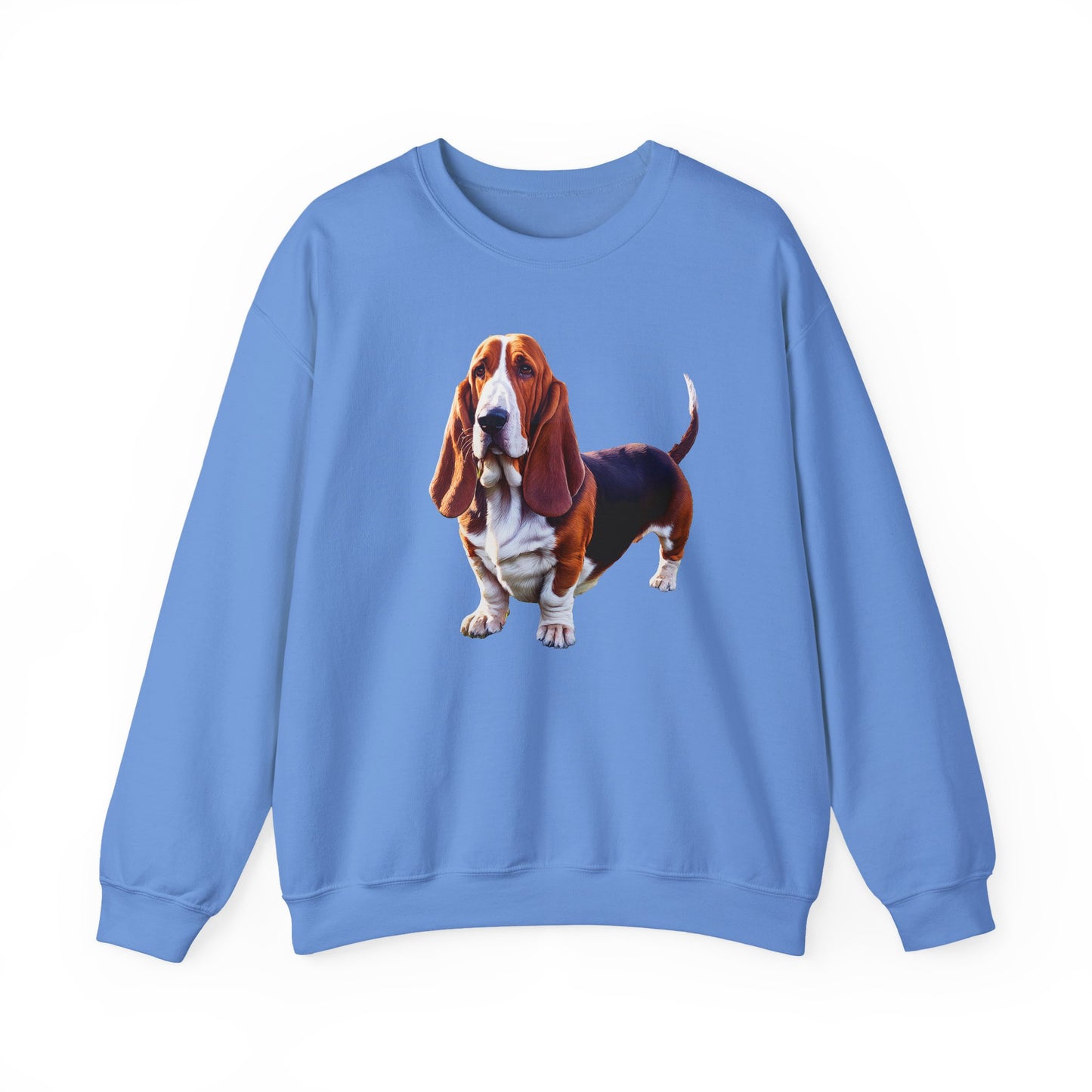 Basset Hound Unisex 50/50 Crewneck Sweatshirt