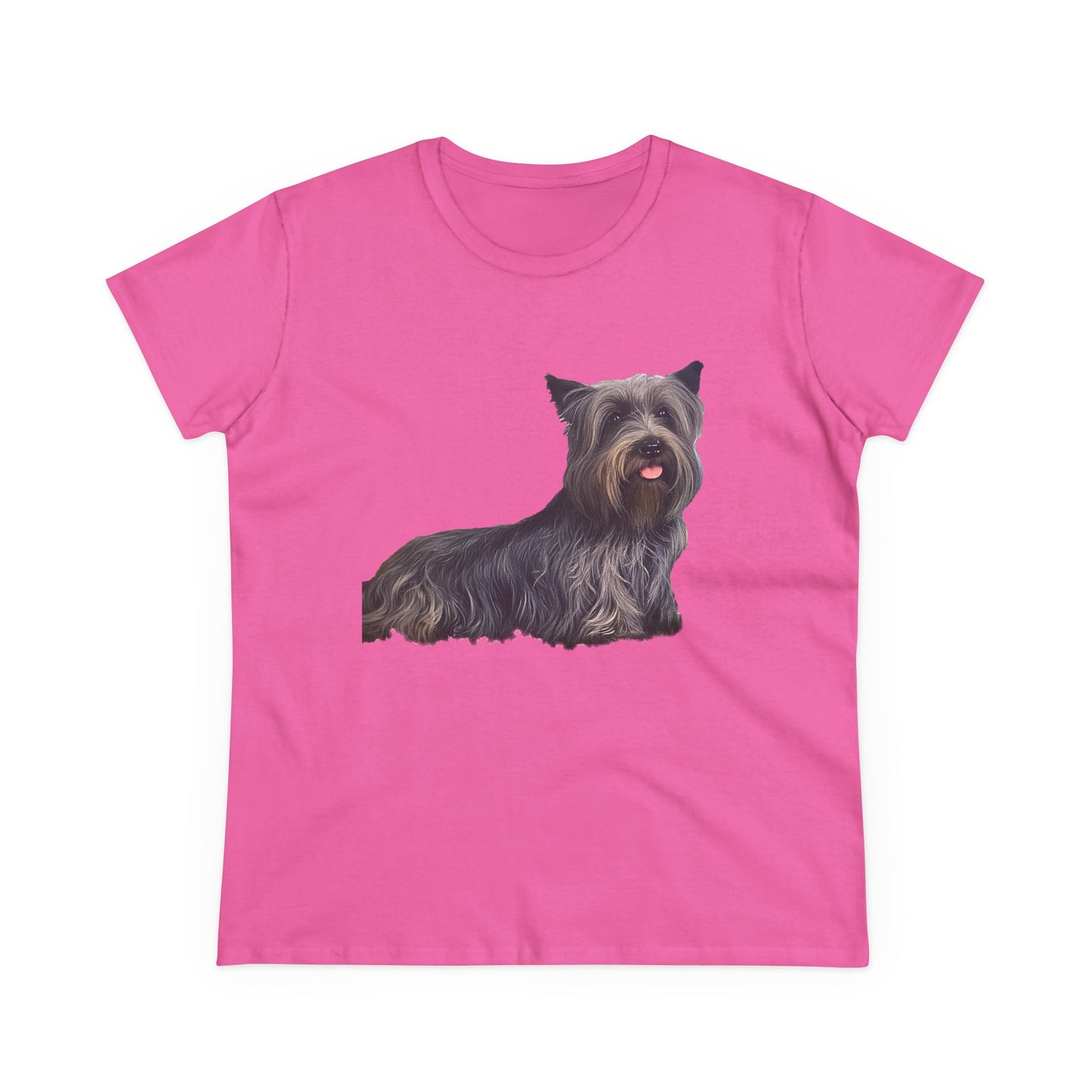 Skye Terrier Women's Midweight Cotton Tee