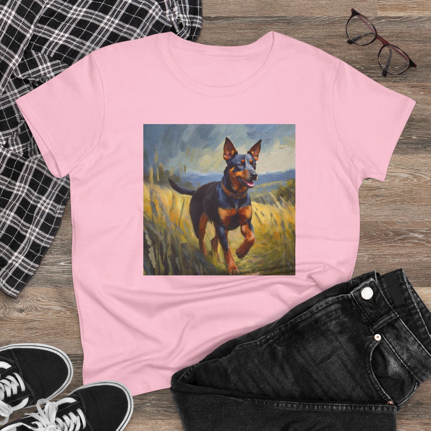 Lancashire Heeler Women's Midweight Cotton Tee