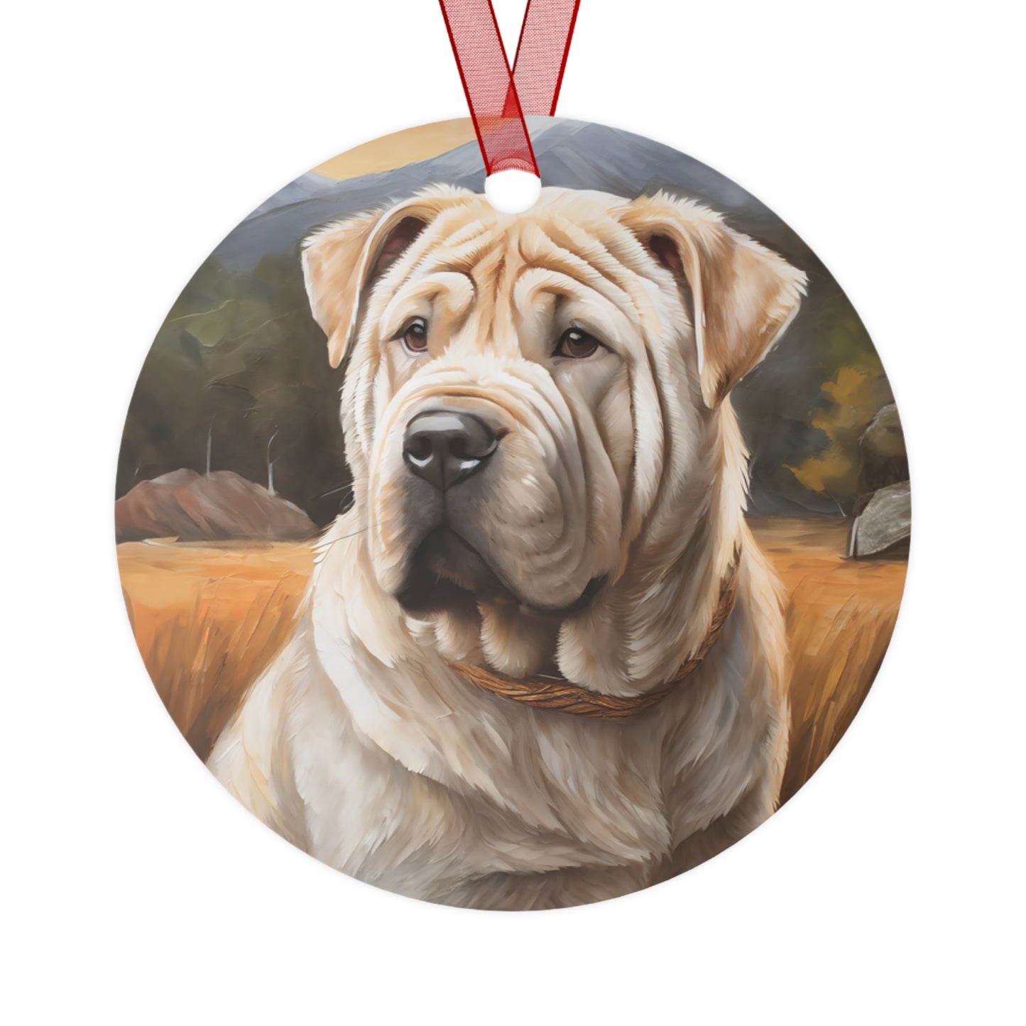 Chinese Shar-Pei Metal Ornaments