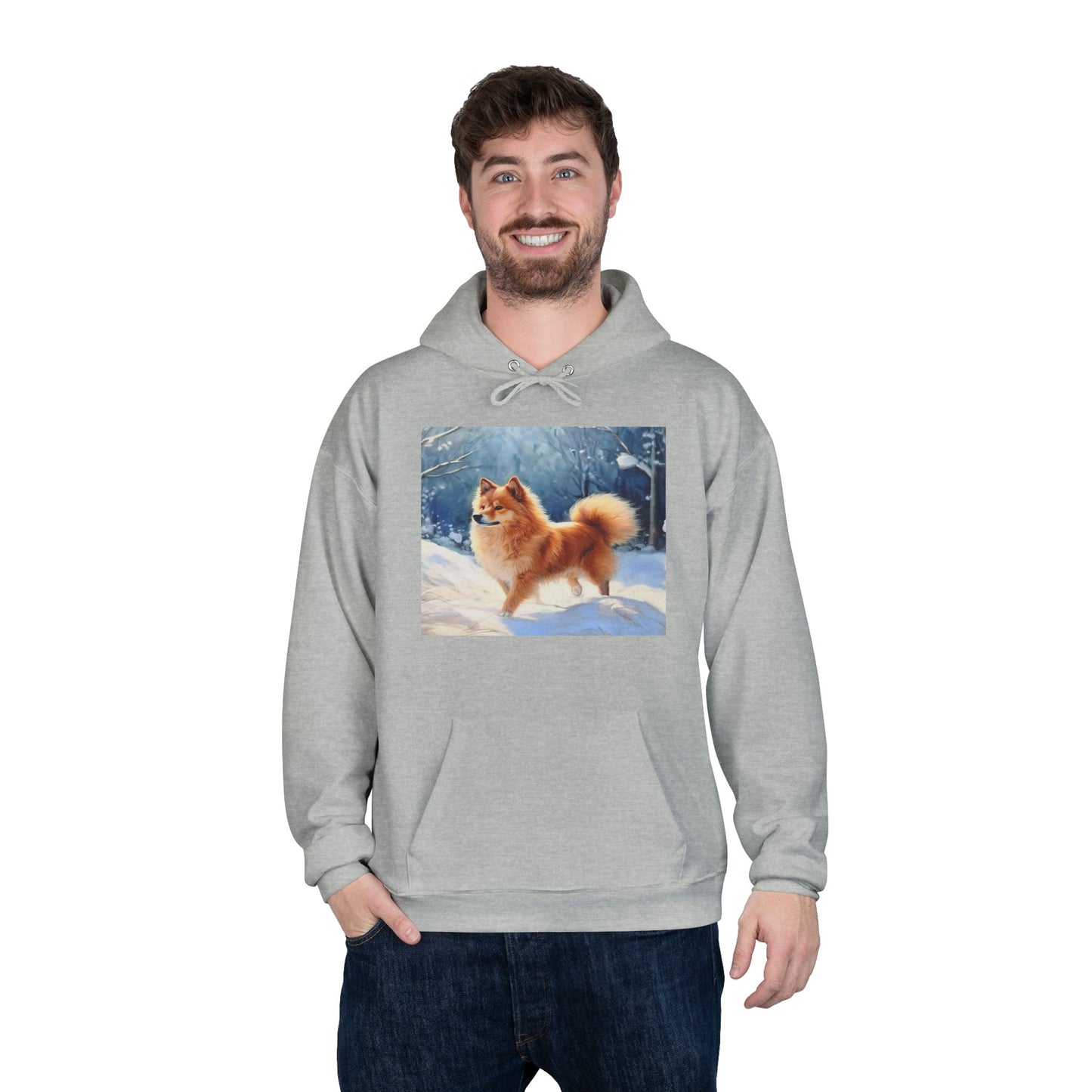 Finnish Spitz - Cozy Fleece Lined Pullover Hoodie