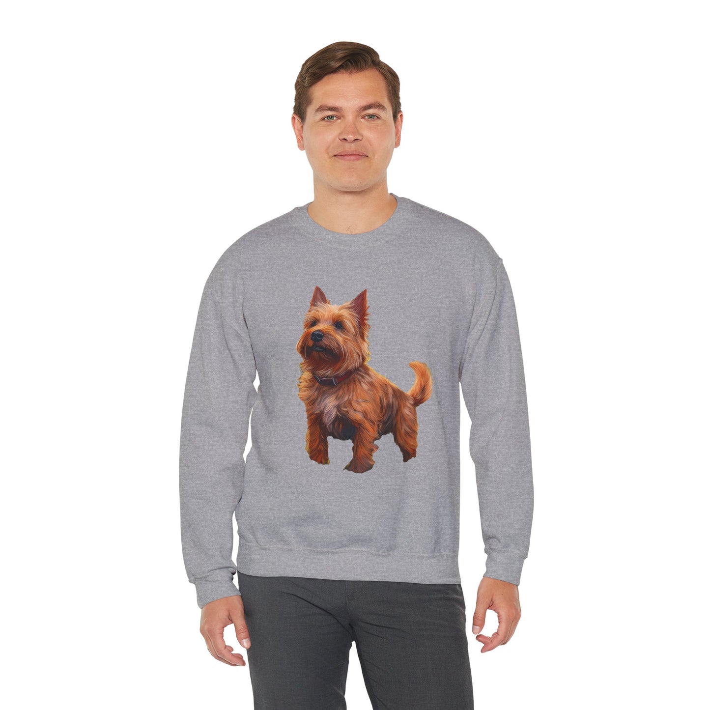 Norwich Terrier Unisex 50/50 Crewneck Sweatshirt