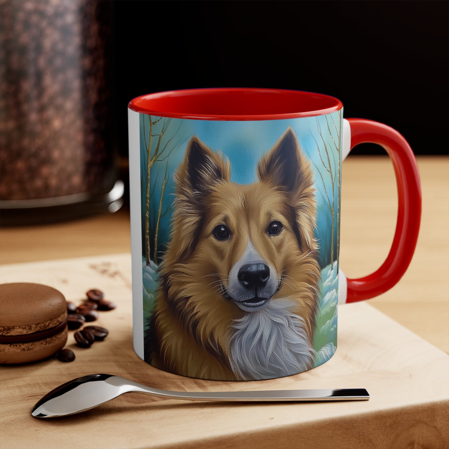 Icelandic Sheepdog 11oz Ceramic Accent Mug