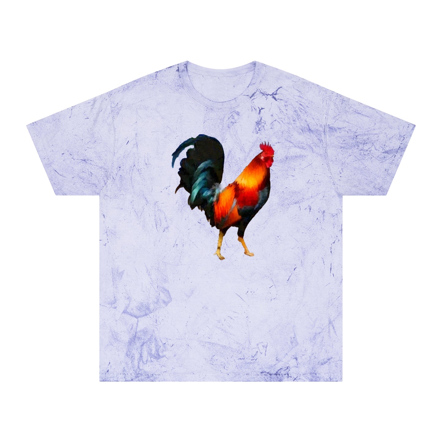Rooster 'Silas' Unisex Cotton Color Blast T-Shirt