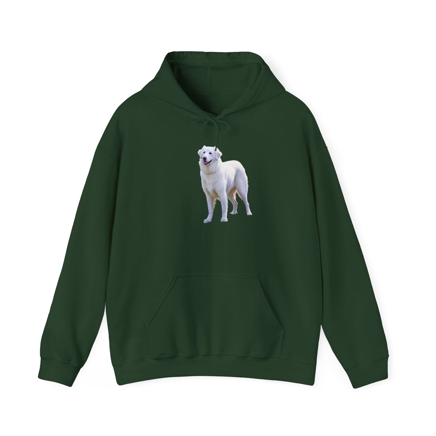 Hungarian Kuvasz Unisex 50/50 Hooded Sweatshirt