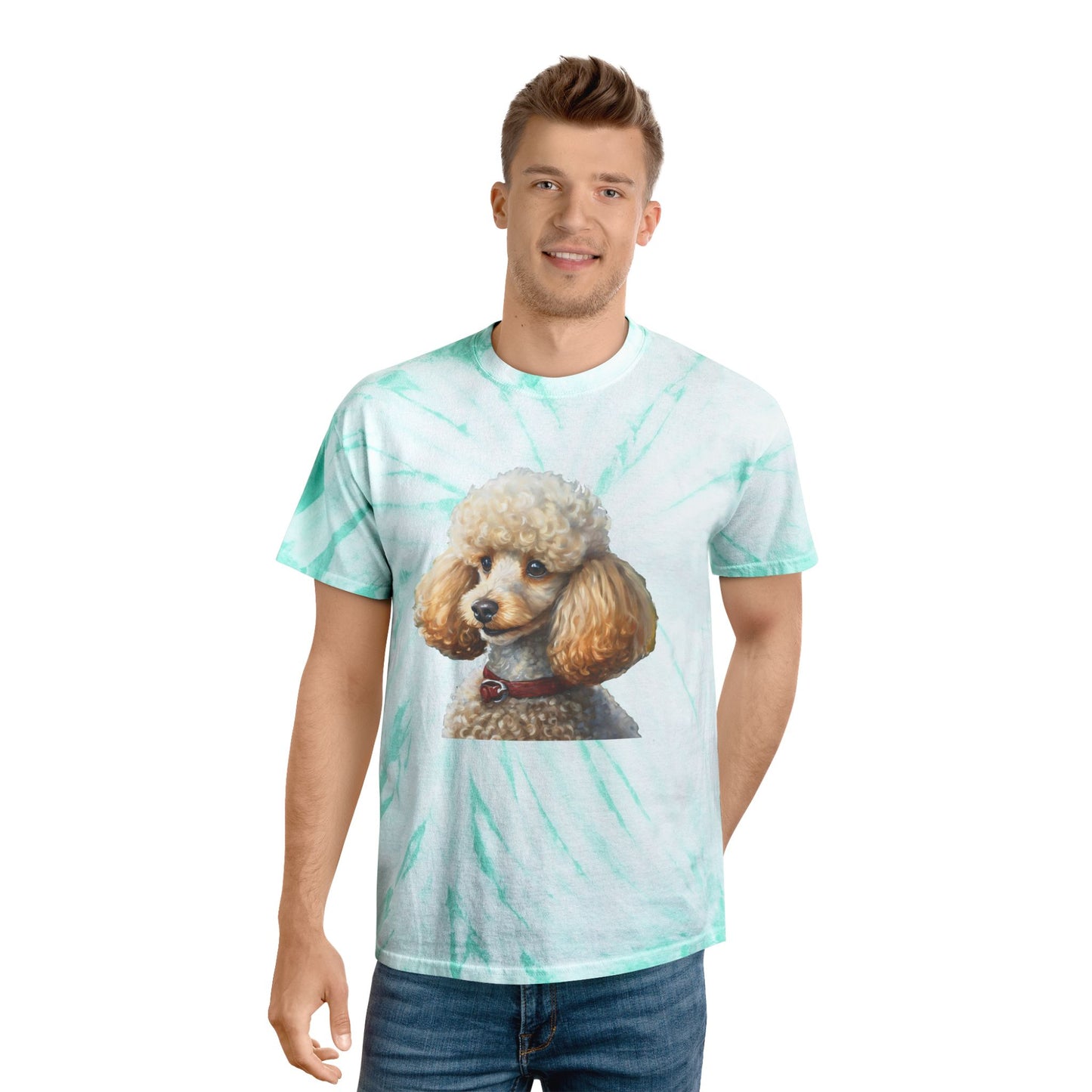 Standard Poodle #2 - Tie-Dye Tee, Cyclone