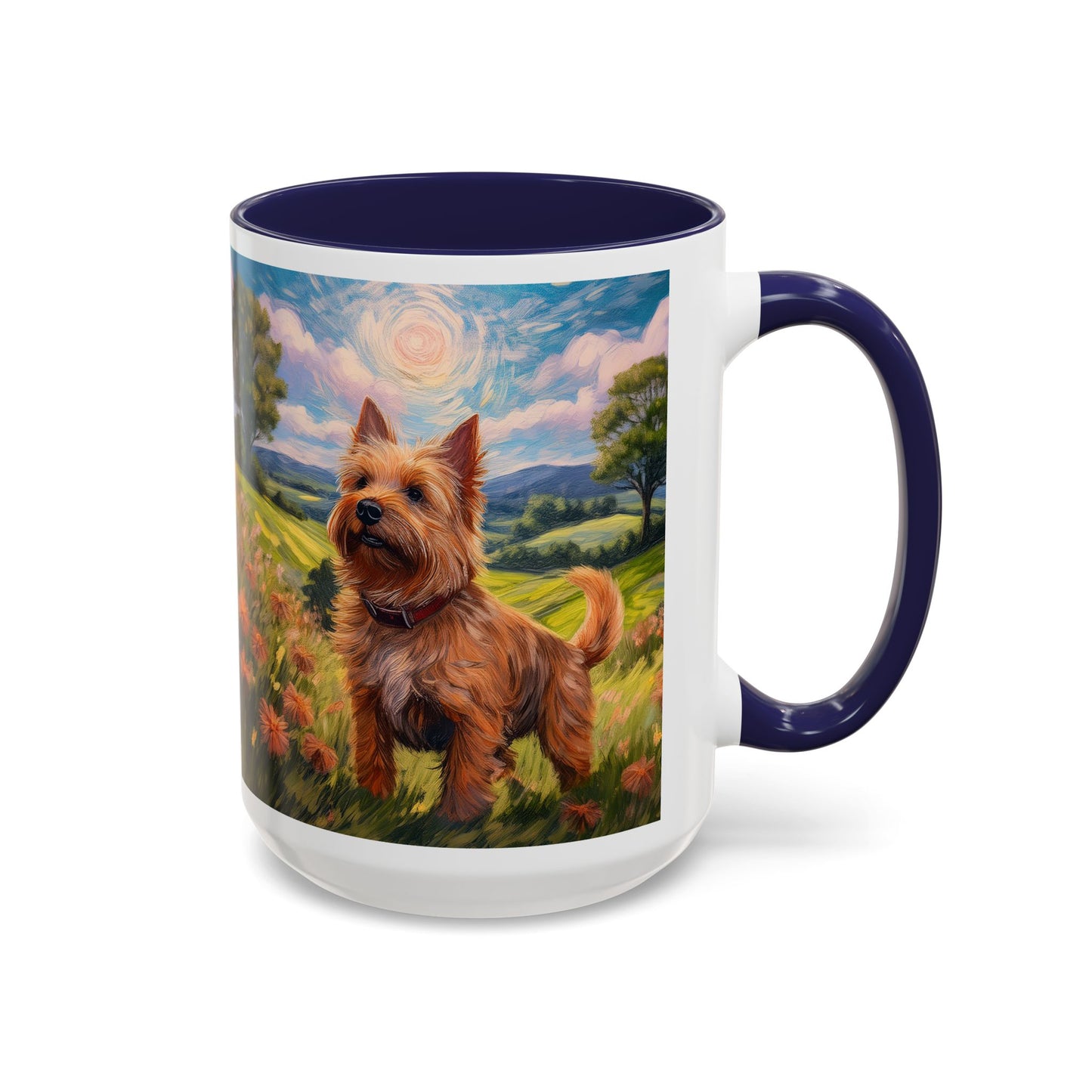 Norwich Terrier Accent Coffee Mug