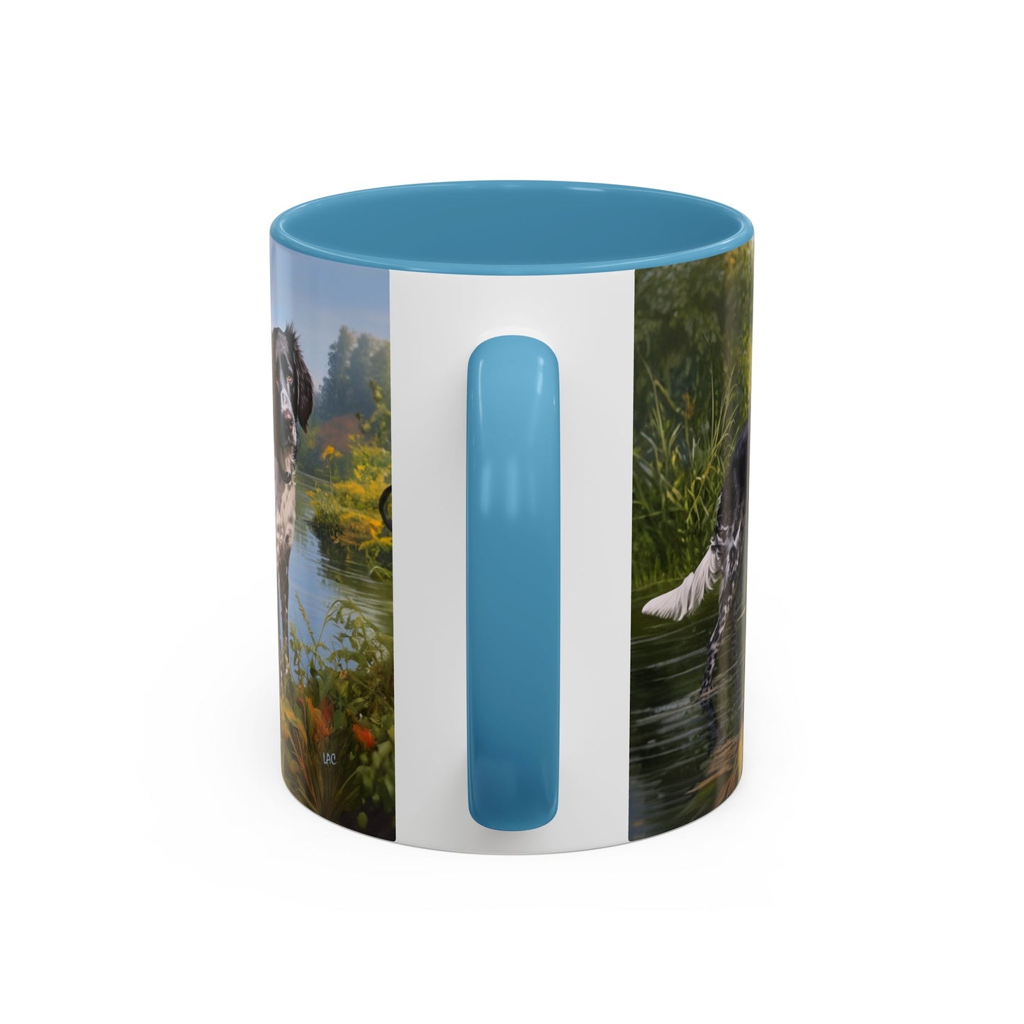 Large Munsterlander - Ceramic Accent Coffee Mug - 2 Sizes
