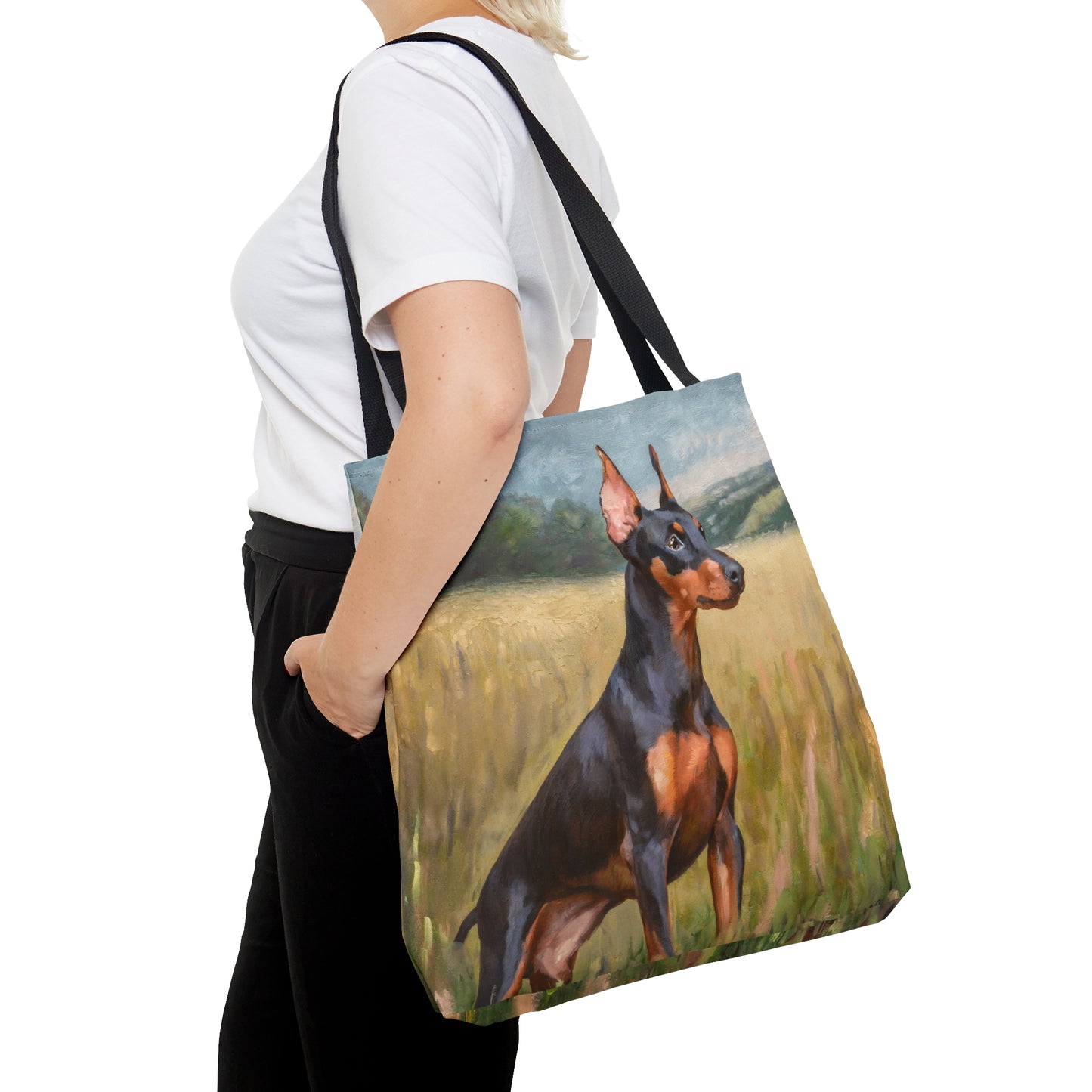 German Pinscher All-Over Print Tote Bag
