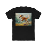 Saluki Men's Fitted Cotton Crew Tee