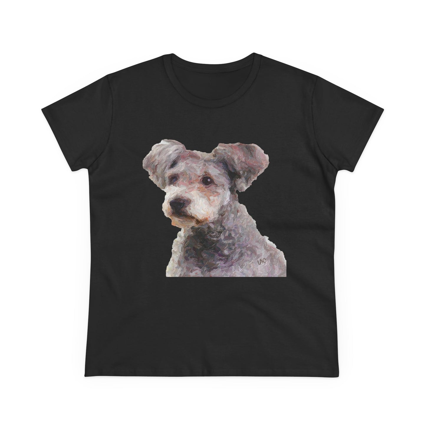 Hungarian Pumi Women's Midweight Cotton Tee