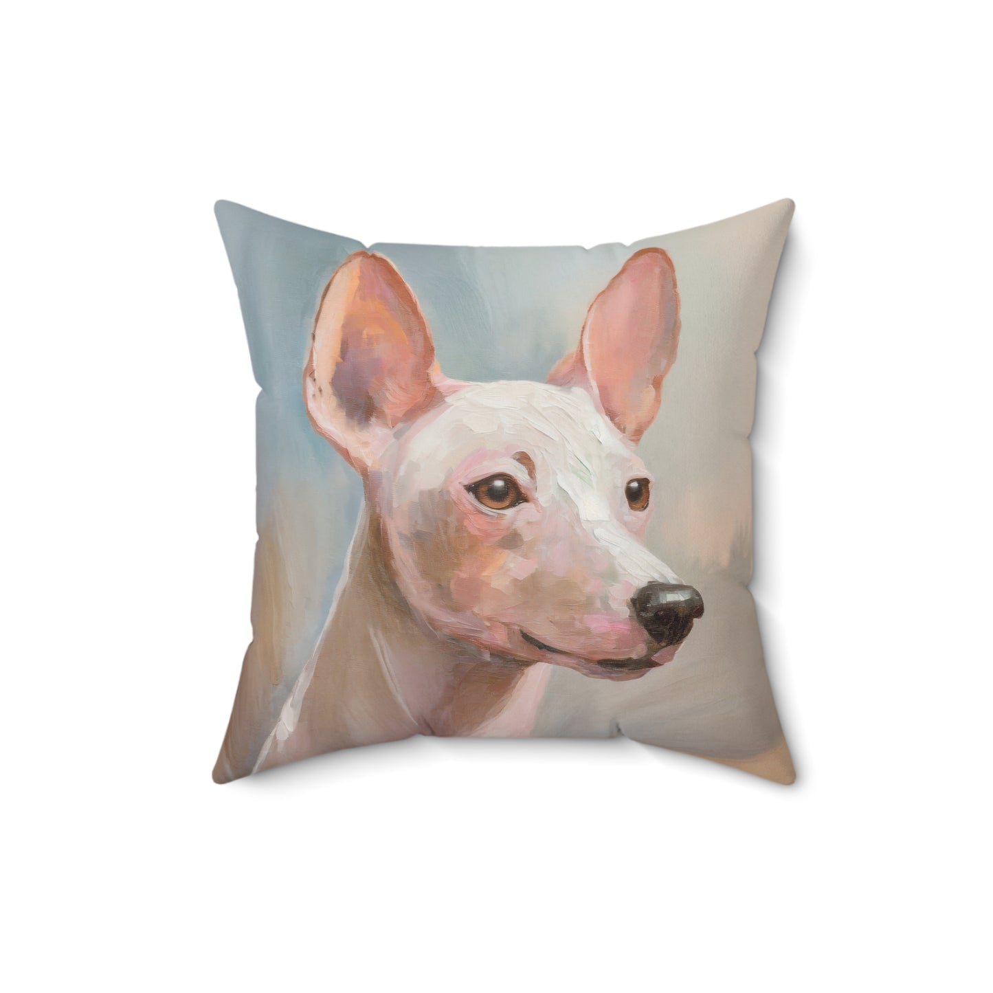 Xoloitzcuintli 'Mexican Hairless' Polyester Throw Pillow