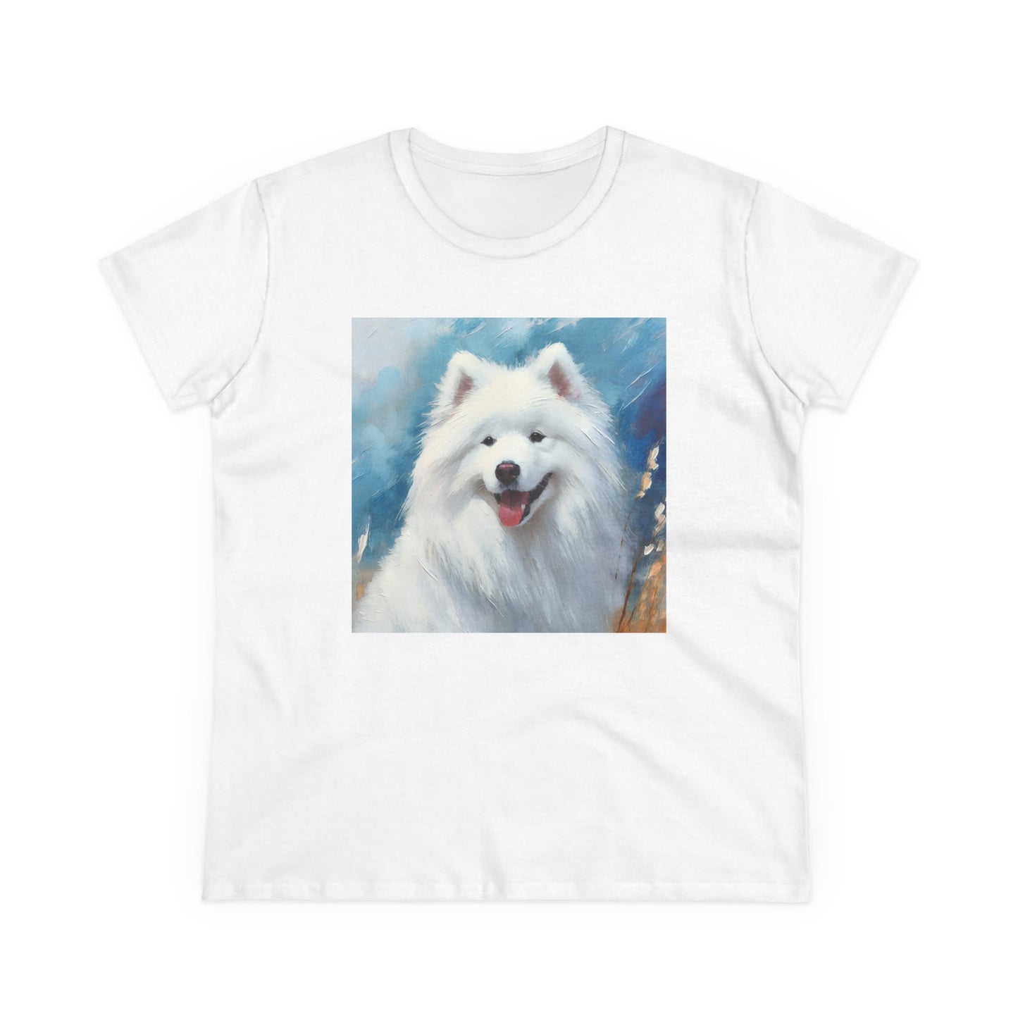 Samoyed Women's Midweight Cotton Tee