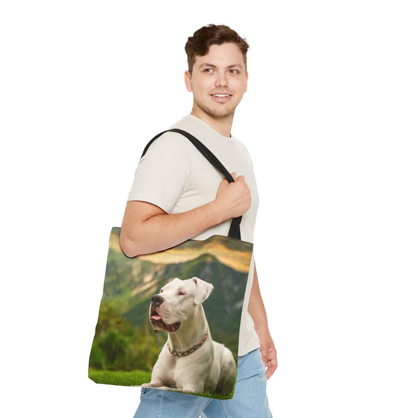 Dogo Argentino Tote Bag (AOP)