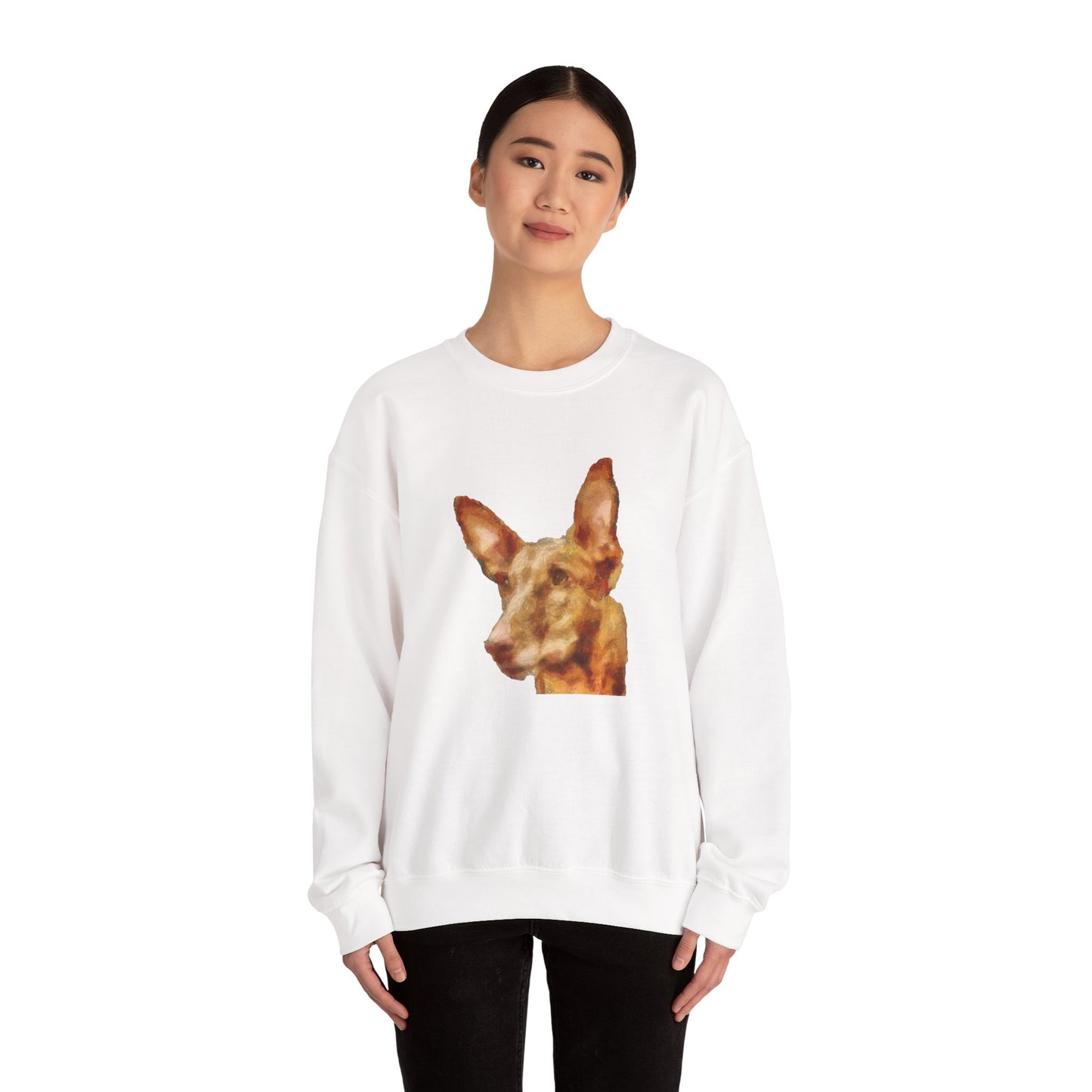 Egyptian Pharaoh Hound Unisex 50/50 Crewneck Sweatshirt
