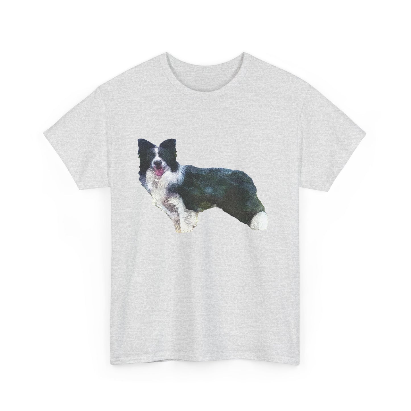 Border Collie '#1' - Unisex Heavy Cotton Tee