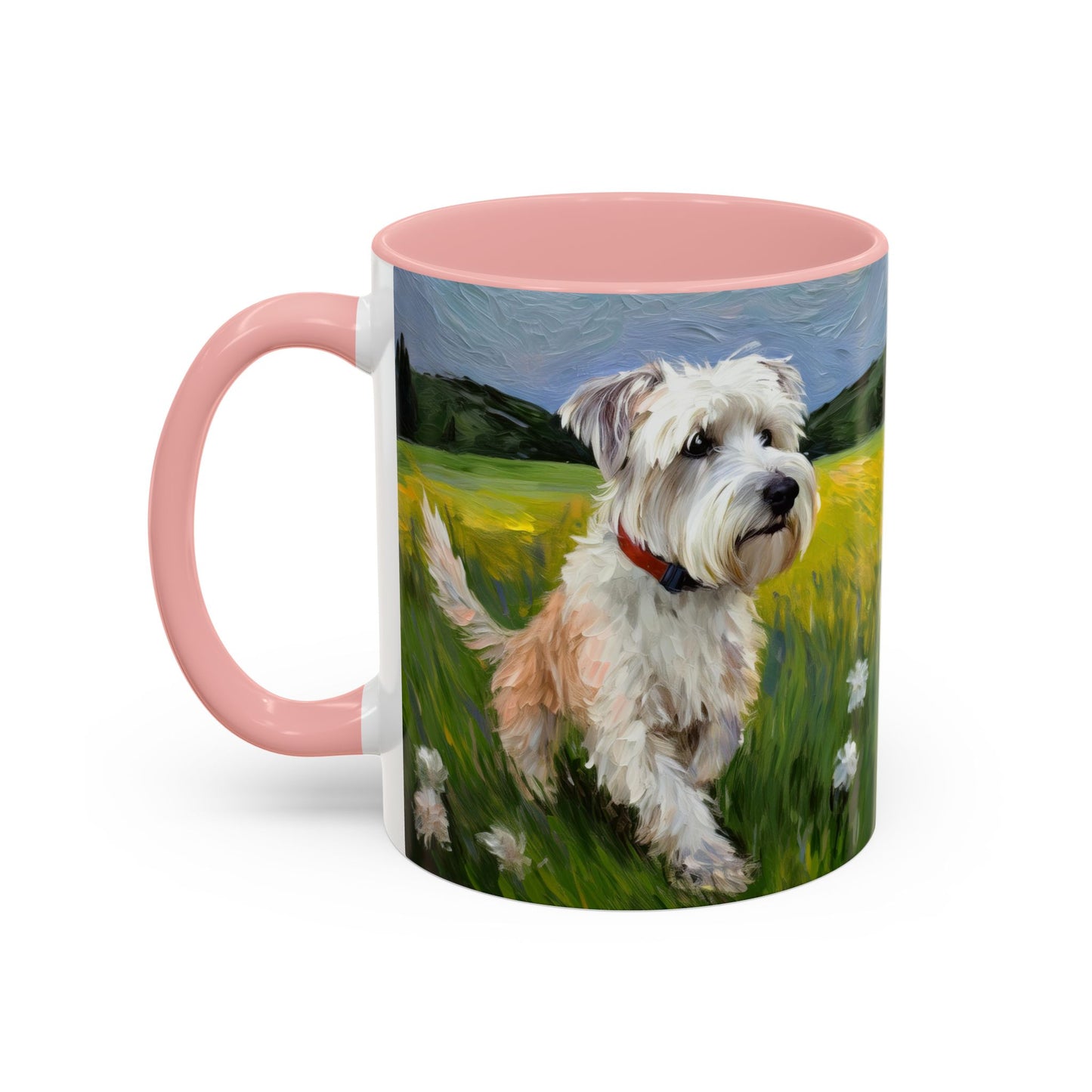 Dandie Dinmont Terrier - Ceramic Accent Coffee Mug - 2 Sizes