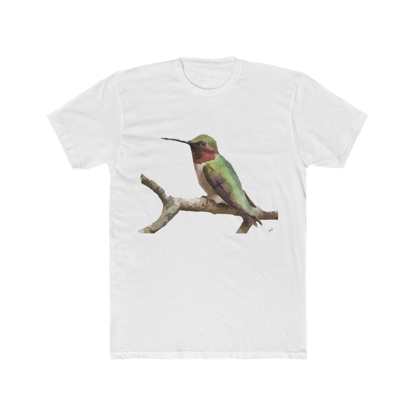 Humming Bird 'Cheeky' Men's Fitted Cotton Crew Tee