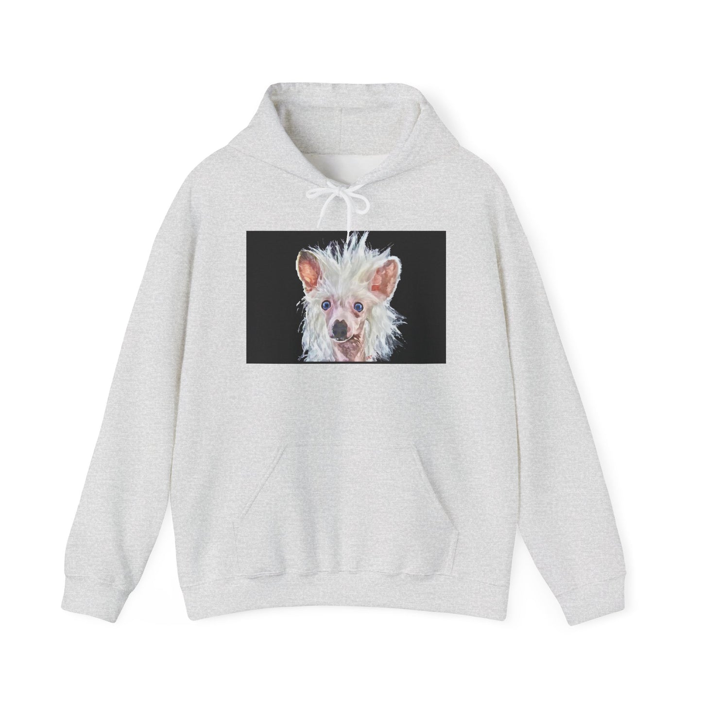 Chinese Crested Unisex 50/50 Hooded Sweatshirt