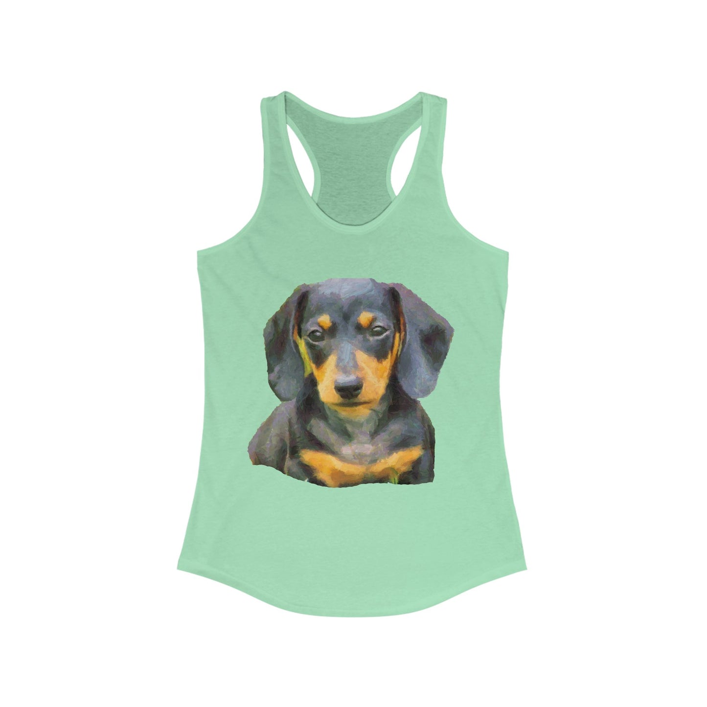 Dachshund 'Doxie #2' Women's Racerback Tank