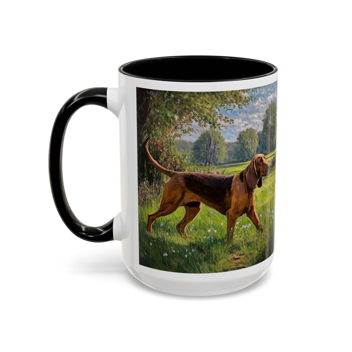 Bloodhound Ceramic Accent Coffee Mug