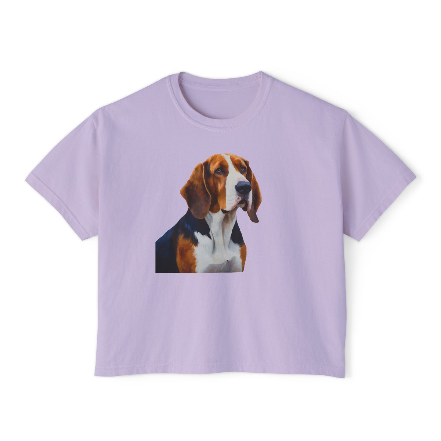 American English Coonhound Women's Oversized Boxy Tee