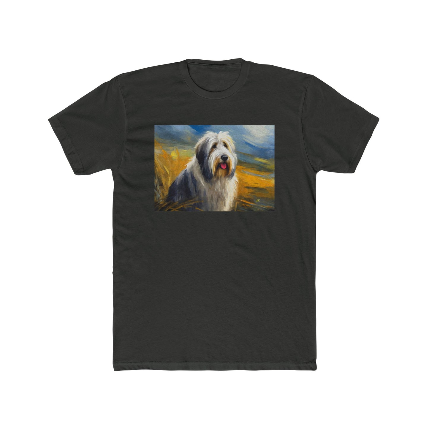 Old English Sheepdog Men's Fitted Cotton Crew Tee