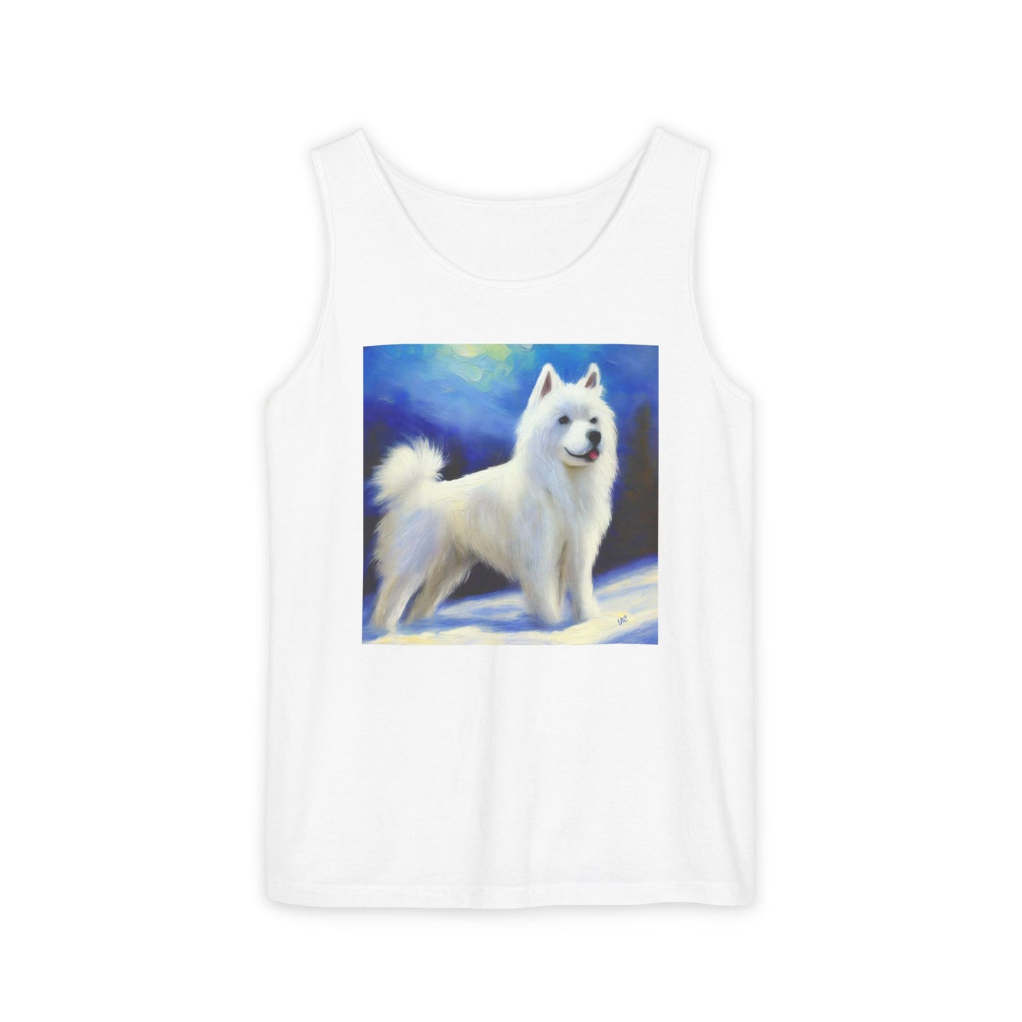 American Eskimo Dog Unisex Relaxed Fit Ringspun Cotton Tank Top