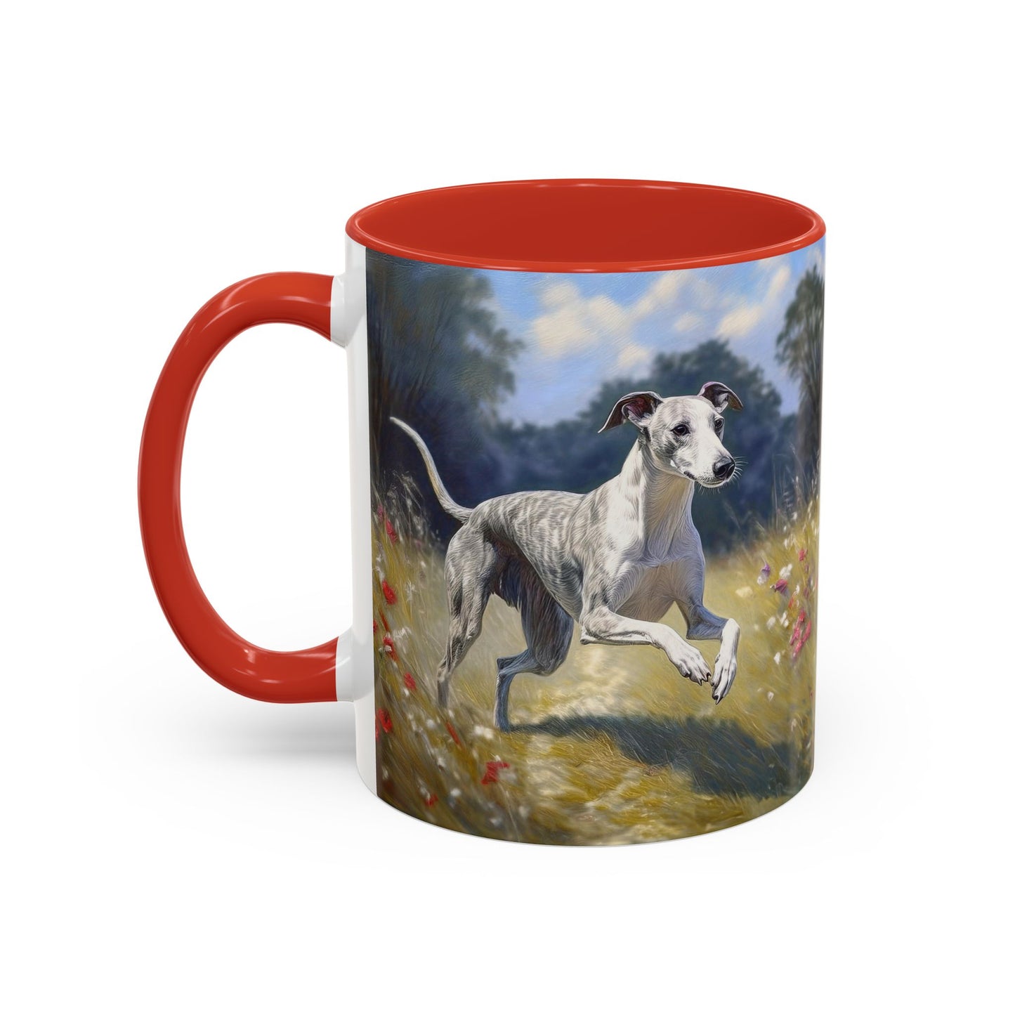Whippet -- Accent Coffee Mug (11, 15oz)