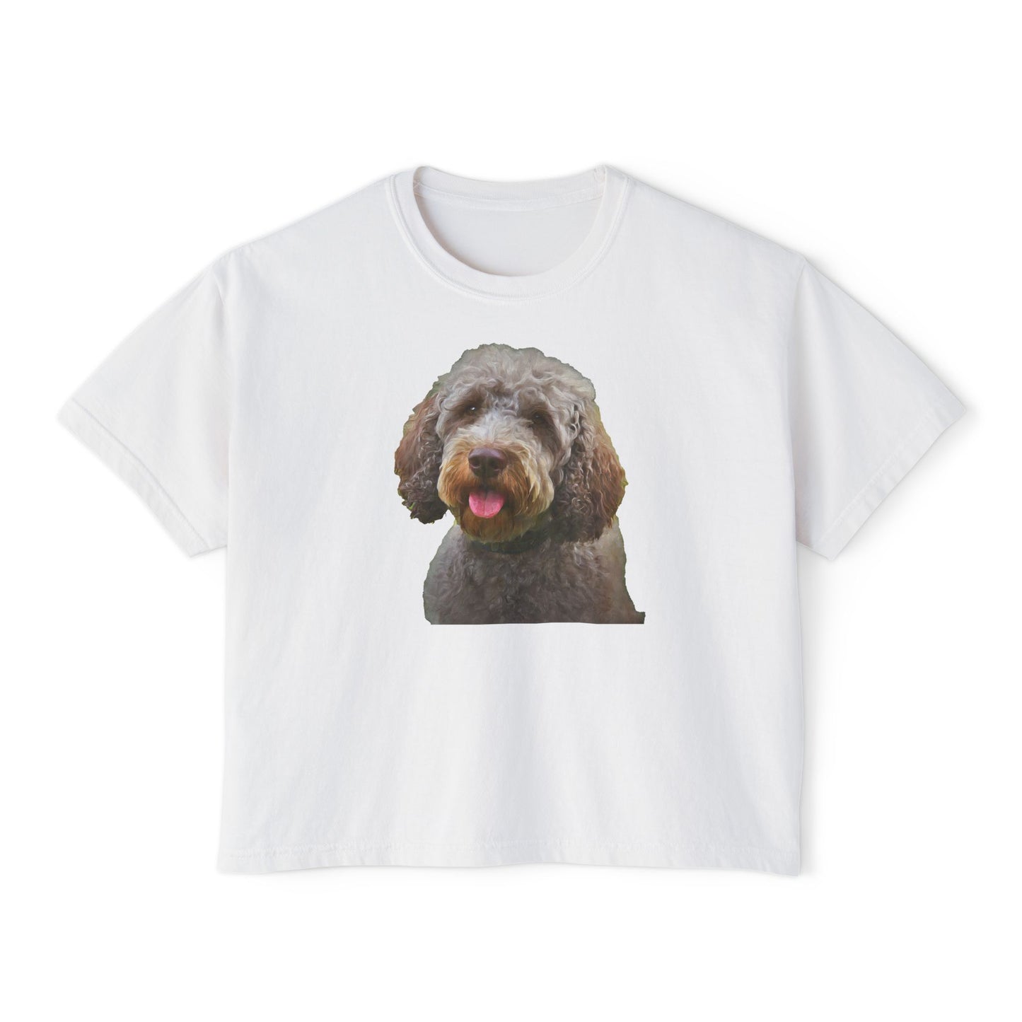 Lagotto Romagnolo 'Italian Truffle Dog' Women's Boxy Tee