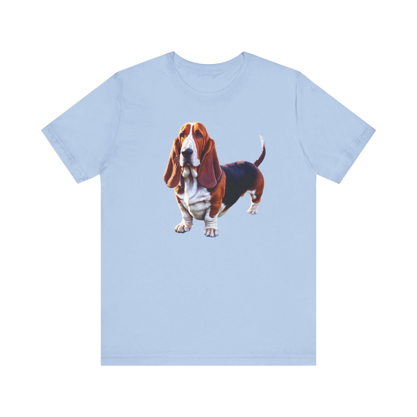 Basset Hound Unisex Jersey Short Sleeve Tee