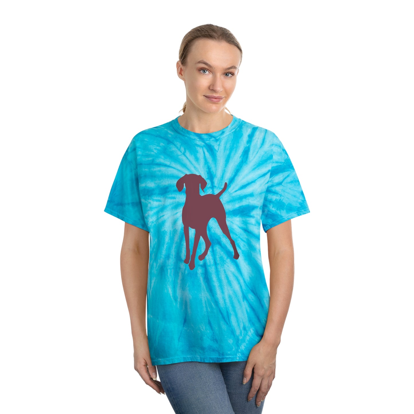 Hungarian Vizsla Pre-Shrunk Cotton - Tie-Dye Tee, Cyclone