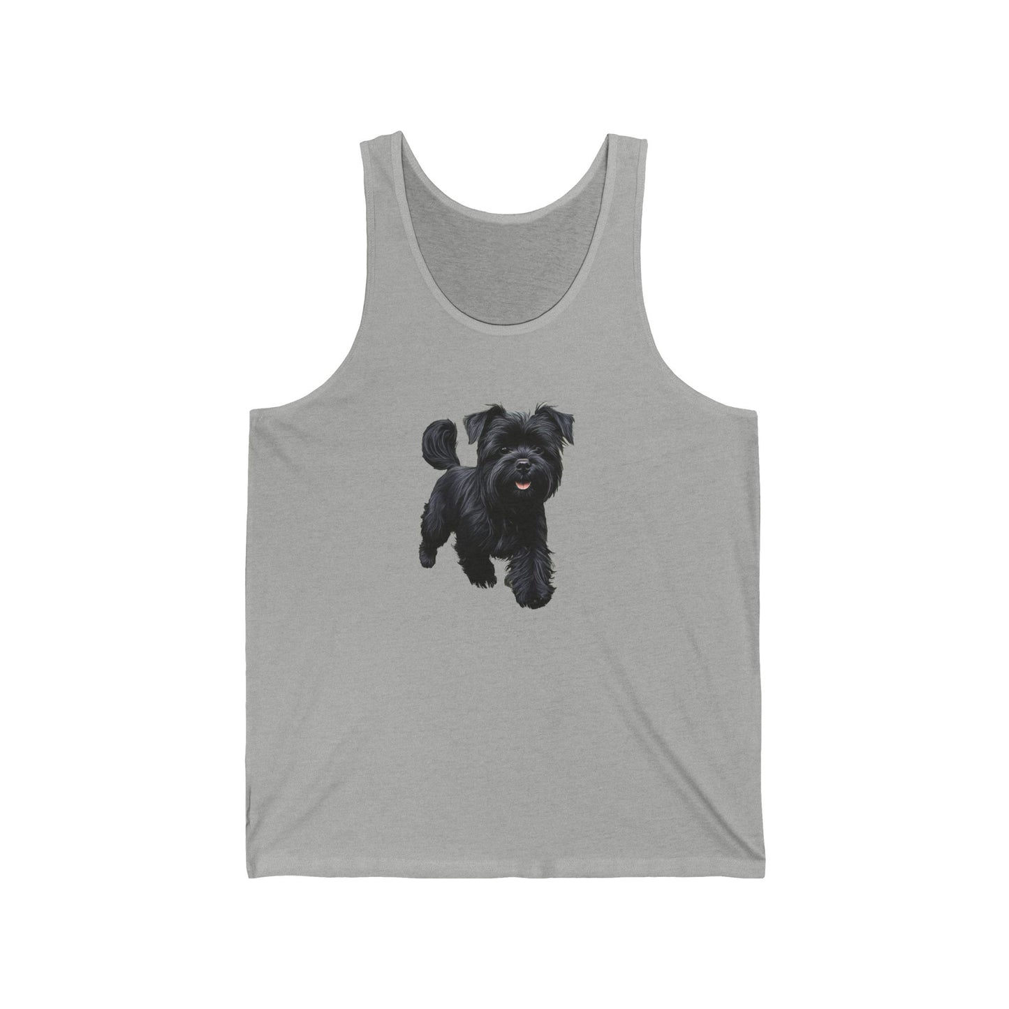Affenspinscher Unisex Jersey Tank Top: Celebrate Your Monkey Dog Love