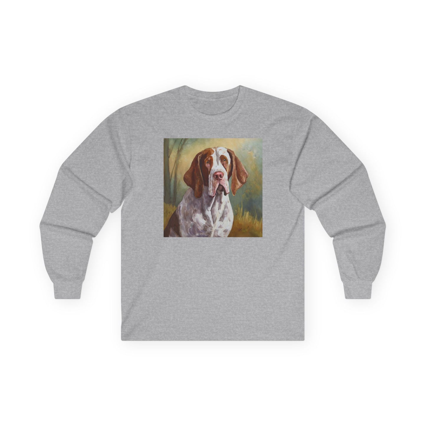 Bracco Italiano Unisex Cotton Long Sleeve Tee
