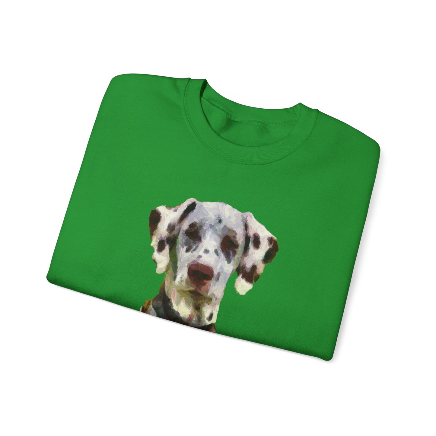 Dalmatian 'Impressionistic' Crewneck Sweatshirt