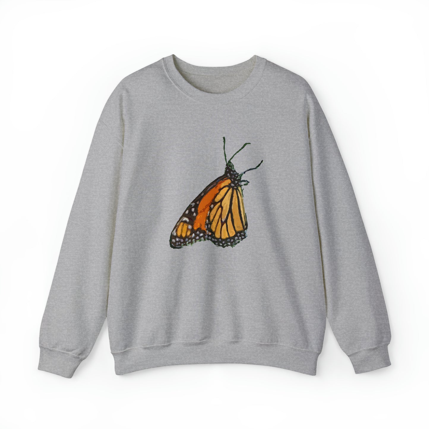 Monarch Butterfly - Unisex 50/50 Crewneck Sweatshirt