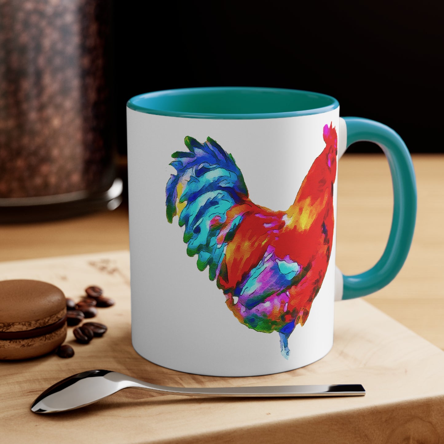 Rooster 'Craw' Accent Coffee Mug, 11oz