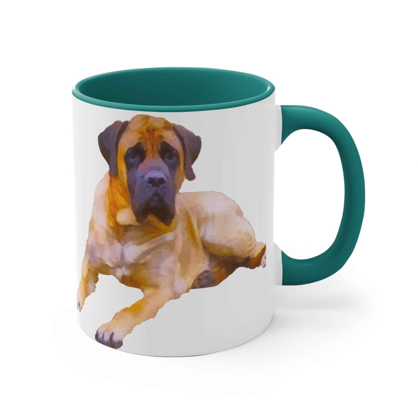 Mastiff 'Maury' Accent Coffee Mug, 11oz