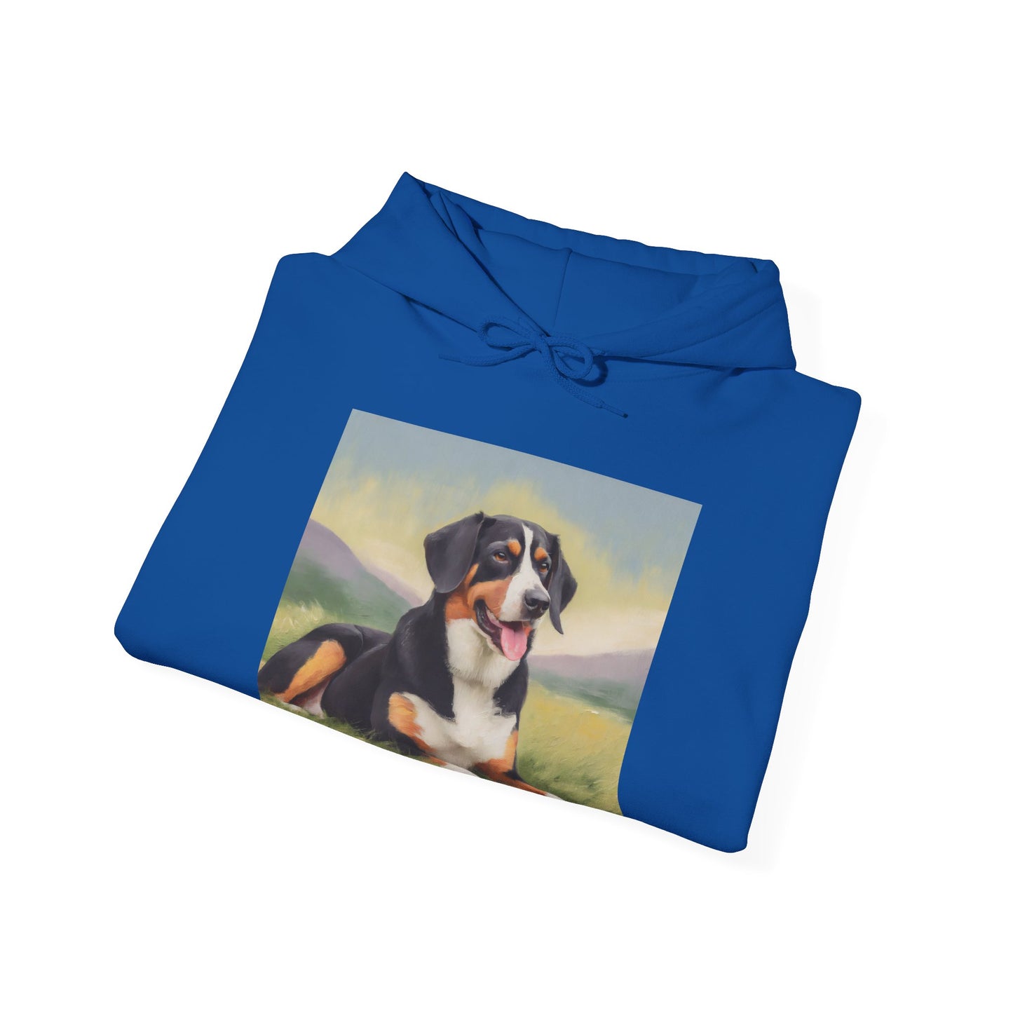 Entlebucher Mountain Dog 50/50 Hooded Sweatshirt