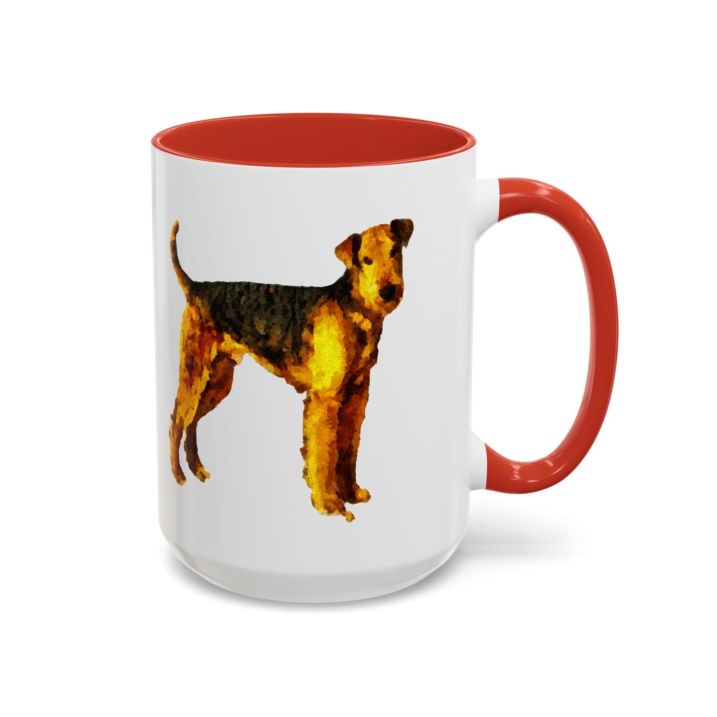 Airedale - Accent Ceramic Coffee Mug (11, 15oz)