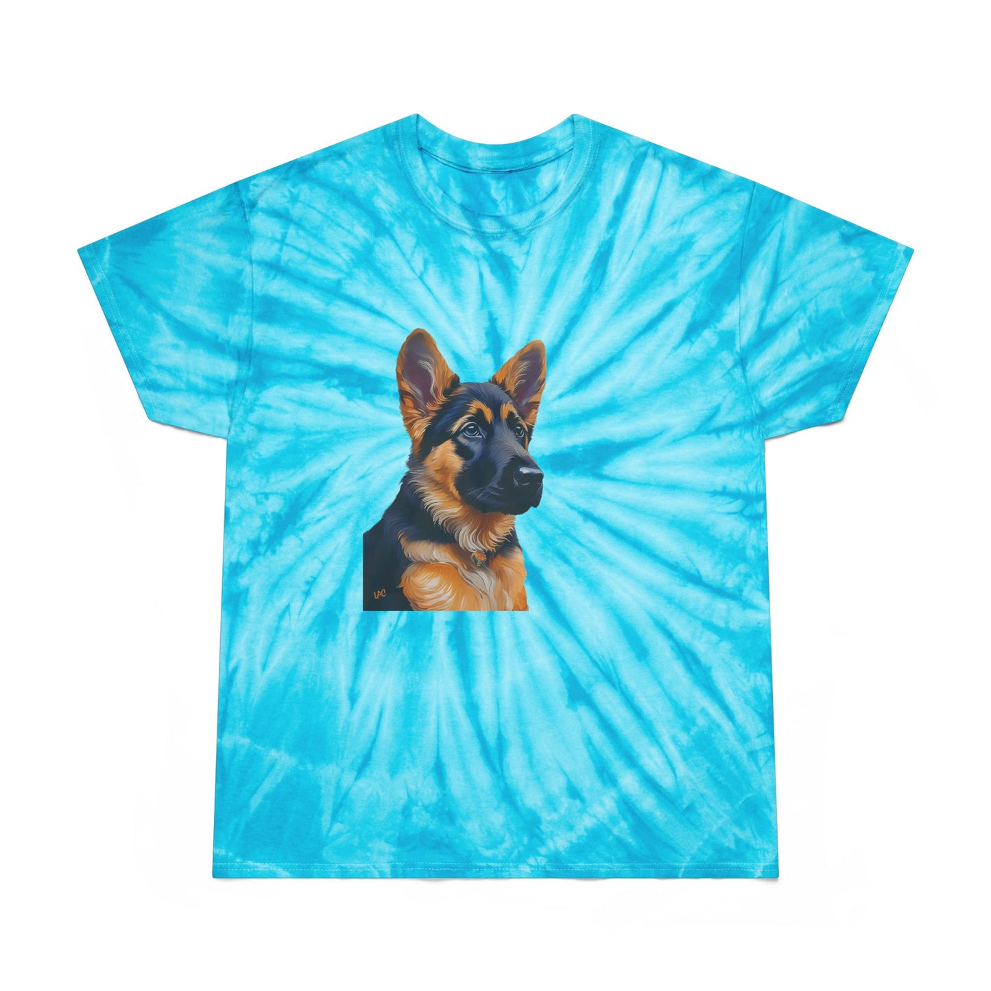 German Shepherd Puppy Classic Tie-Dye Tee, Cyclone