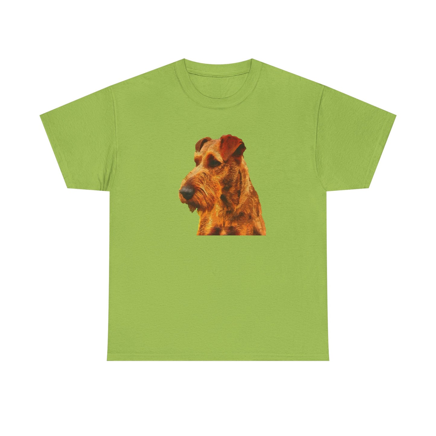 Irish Terrier 'Jocko' Unisex Heavy Cotton Tee