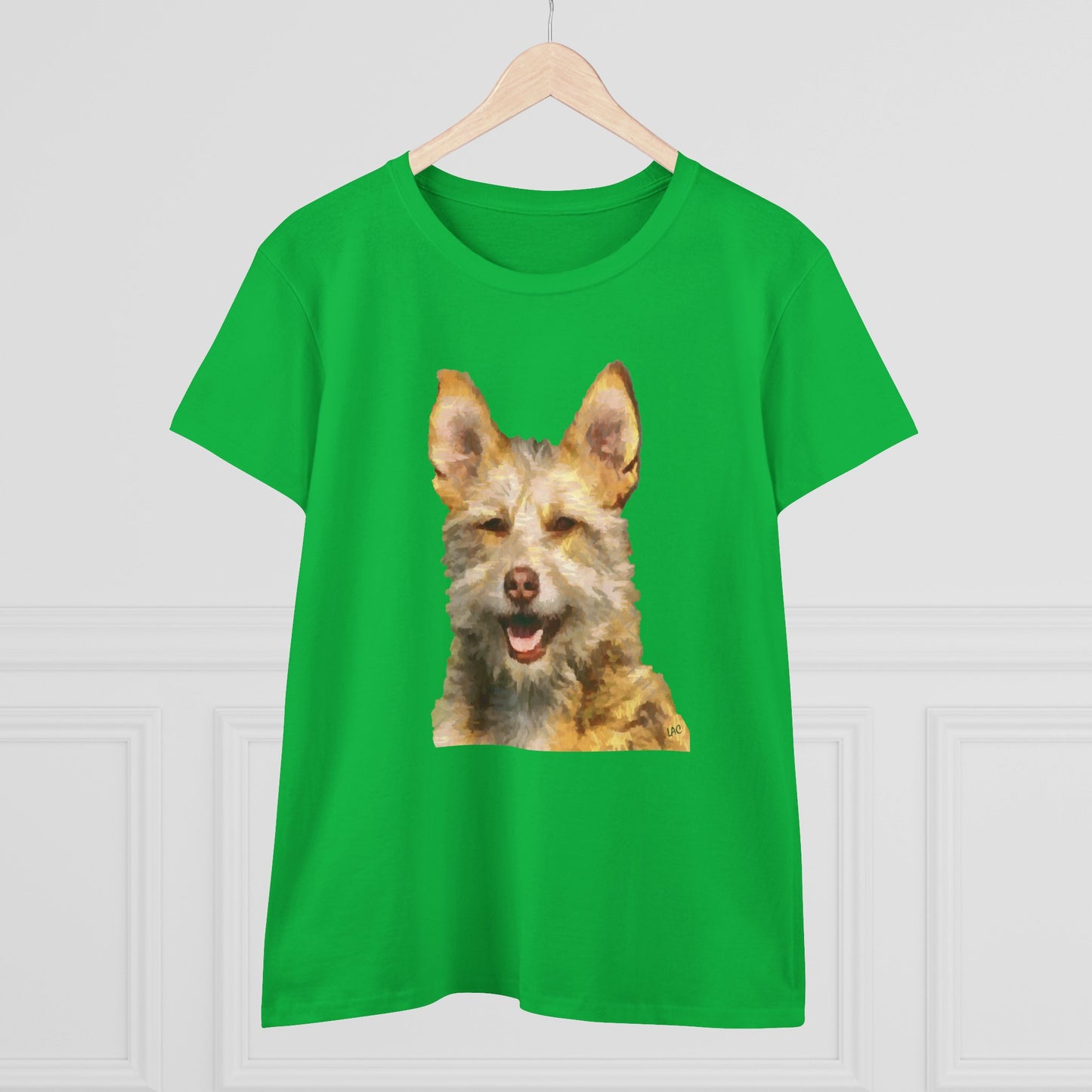 Portuguese Podengo Women's Midweight Cotton Tee